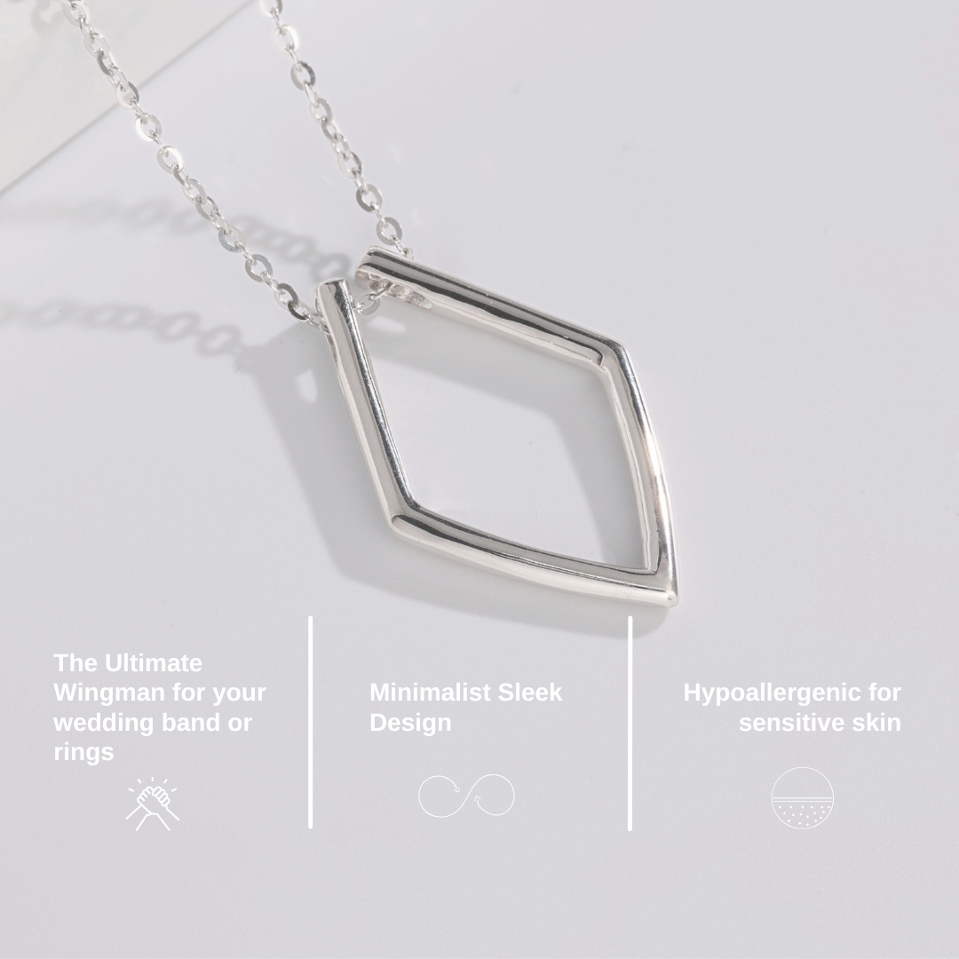 RingSafe Necklace | Silver